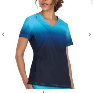 Koi lite Women's Reform V-Neck Ombre Scrub Top